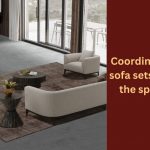 Coordinating sofa sets with the space