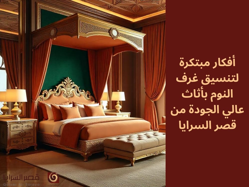 أفكار مبتكرة لتنسيق غرف النوم بأثاث عالي الجودة من قصر السرايا