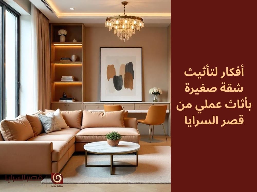 أفكار لتأثيث شقة صغيرة بأثاث عملي من قصر السرايا