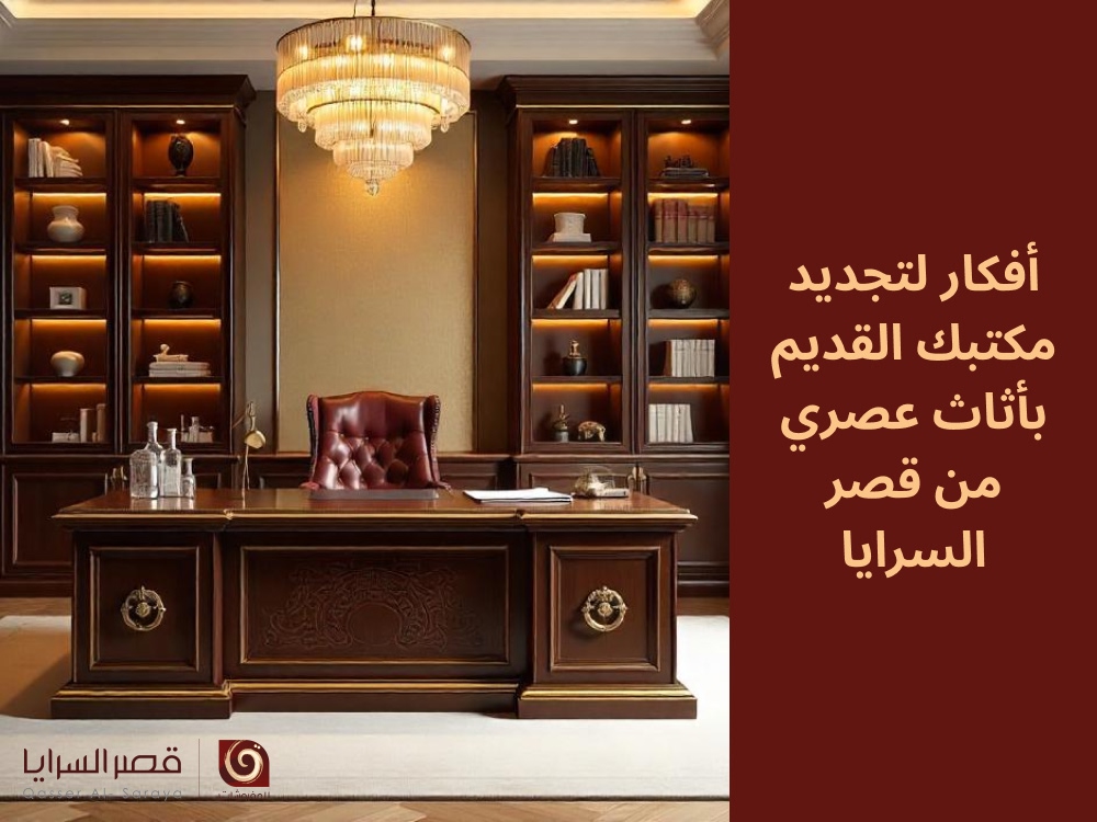 أفكار لتجديد مكتبك القديم بأثاث عصري من قصر السرايا