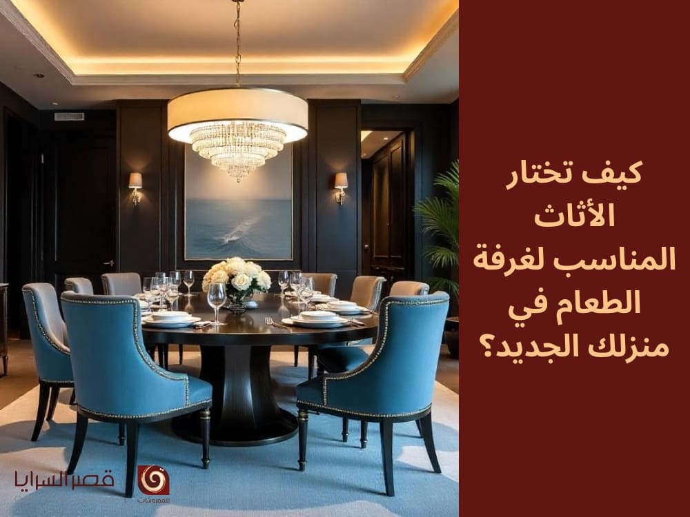 كيف تختار الأثاث المناسب لغرفة الطعام في المنزل الجديد؟