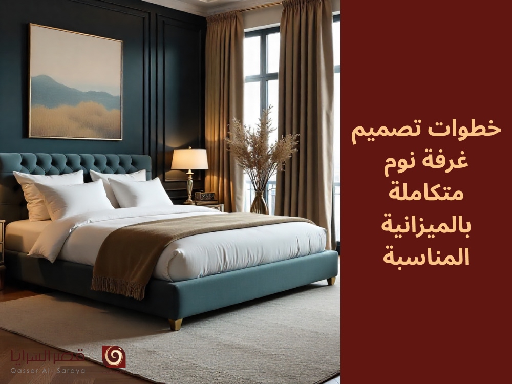 خطوات تصميم غرفة نوم متكاملة بالميزانية المناسبة