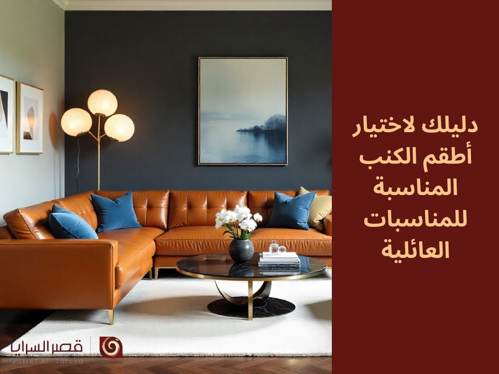 دليلك لاختيار أطقم الكنب المناسبة للمناسبات العائلية