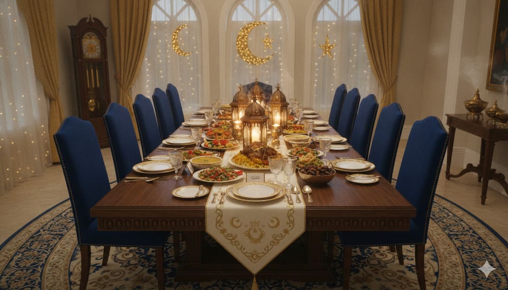 كيف تختار طاولة إفطار عائلية في رمضان؟